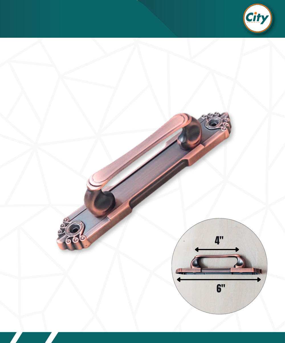 6 Inch European Retro Style Antique Door Handle Furniture Handle