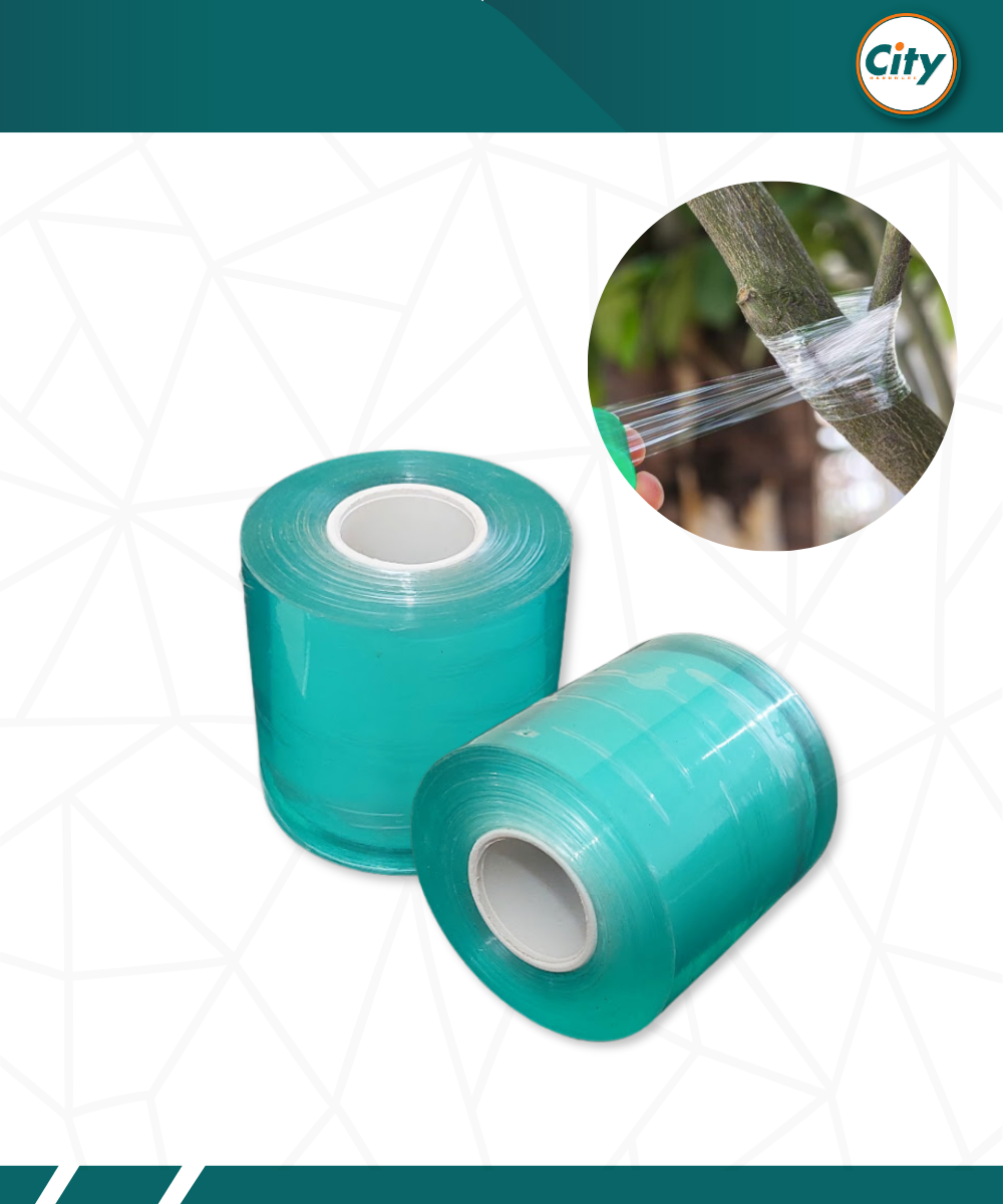 Grafting Tape 2.5 Inch Transparent Wrap Roll for Grafting Plants (2 Rolls)