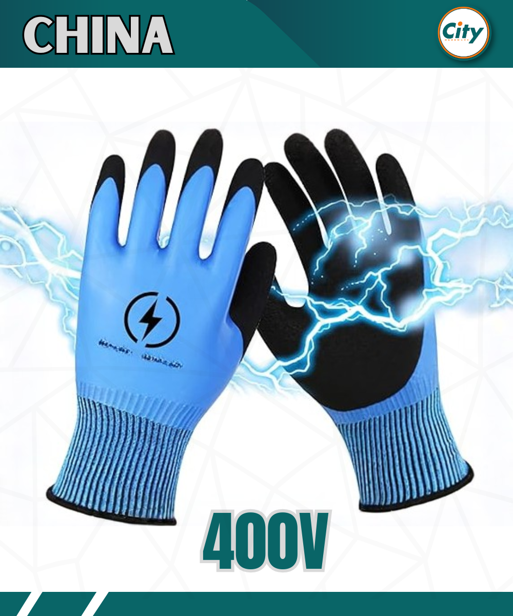Shock Proof Hand Gloves 400V Resistance Electrician Gloves (1 Pair)